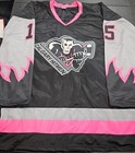 Bret Hitman Hart Calgary Hitmen Autographed Jersey Jsa Coa