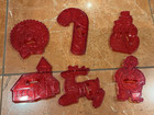 Hmr Tupperware Xmas Halloween St  Patrick Valentine Cookie Cutters Lot 35 Euc