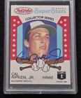 1986 Cal Ripken Jr  Signed True Value Card-hall Of Fame-baltimore Orioles-psa