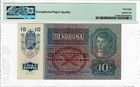 Austria 10 Kronen Banknote 1915 P 51a - Pmg 58 Epq