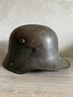 Ww1 German Helmet  M16 Rare Battle Damage  Wwi Relic