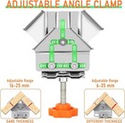 2pcs 90   Right Angle Clamp T-shaped Clamp Corner Multi Woodworking Clamping Tool