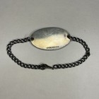 Ww2 Wwii Canada Ordinance Corps Sterling Silver Id Sweetheart Bracelet 10 2g