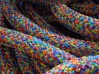 9 16 X 100 Ft  Double Braid-yacht Braid Polyester Rope  Rainbow Blend