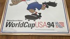 Vintage 1994 World Cup Usa Soccer Futbol 16x20 Poster Striker Mascot In Frame