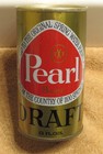 Pearl Draft  Pull Tab Top Beer Can  San Antonio  Texas  St Joseph  Missouri B o