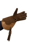 Falconry Cowhide Nubuck Leather Eagle Glove 17   14 Inch   3 Layer  