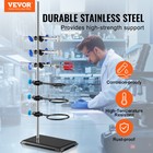 Vevor Lab Stand Support Laboratory Retort Support Stand 23 6  Rod With Clamps