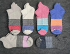 6 Pairs Bombas Women s Solid Honeycomb Ankle Socks - Size Medium 8-10 5 6 Colors