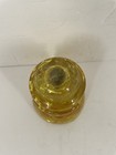 Vintage Yellow Crackle Hemingray 45 Glass Wire Insulator