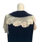 Antique Victorian Crochet Collar With Shoulder And Arms Drape