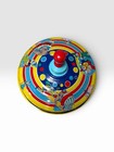 Vintage Schylling Metal Tin Top Circus Clowns Toy
