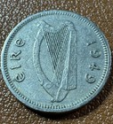 Ireland 1949 Eire 3 Pence 3d           3 Cents Rabbit hare