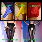 Men Women Oil Gloss Shiny 1d Sheer Ultra Thin Nylon Bodystocking Sheath Bodysuit