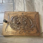 French Antique Hand Carved Panel Door Solid Wood 8   x 12 5    Roses Floral