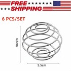 6x Shaker Ball Stainless Steel Blender Mixing Whisk Balls For Shake Drink Bottle