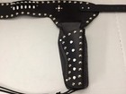 Fancy Leather Holster For The Hubley Ricochet 45 Or Nichols Cap Gun With Bullets