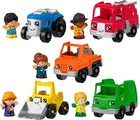 Fisher-price Little People Toddler Playset Activity Vehicles Gift Set 5 Figures