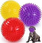 3 Colors 4 5    Heavy Duty Squeaky Dog Toy Balls For Medium Large Dogs Spikey