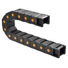 Plastic Drag Chain Cable Carrier Closed Type With End Connectors R100 45 X 60   