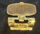 Vintage Porcelain Courting Couple Lipstick Holder W Mirror Japan  Nwob Ceramic 