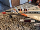Vintage B-58 Hustler Jet Plane Tin 12  Wingspan Marx Japan Battery Op  Working