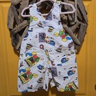 Nwt Vintage Oshkosh Baby B gosh Size 12m Bug Buddies Aop 12m Shortalls New