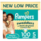 Pampers Swaddlers Diapers  Size 5  100 Count