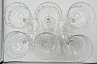 Set Of 6 Rock Sharpe Oradea Pattern Cut Crystal Cocktail Cordial Glasses 5 25 