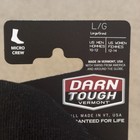 Darntough Vermont Micro Crew Run Socks 3 Pack Large Black Multicolor Merino Wool