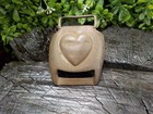 Old Rare Vintage Antique Brass Heart Shaped Buckle Cover Recovered Richmond  Va 