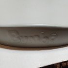 Bumbo Baby Booster Chair Seat Gray With Safety Harness Strap   Buckle