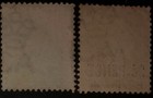 St Vincent Qv Sg39x 1d Drab   Sg40x 2 1 2 1d Lake V Fine Used Reversed Watermark