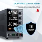 Dps 0 30v 0-10a Adjustable Dc Power Supply Lab Variable Output Bench Switching