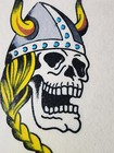 Original Vintage 1970 s Shop Used George Lumpy Larsson Tattoo Flash Sheet S r 8g
