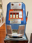 Mills Blue Bell 5 Cent 1940 s Slot Machine Watch Video  Stand  Works  Cherry