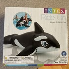 New In Box Intex Whale Water Float Kid Ride-on Toy Blow Up Pool Inflatable 76x47