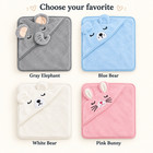 Personalized Baby Hooded Towel With Embroidered Name  Bath Towel  Baby Shower