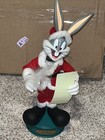 Bugs Bunny Looney Tunes 15 Inch Animated Christmas Figure Santa Bugs Bunny 1997
