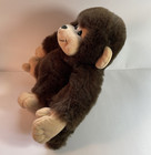 A   A Brown Monkey Sitting 9    Plush Stuffed Animal