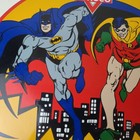 Vintage Conoco Gasoline Porcelain Sign - Batman Robin N-tane Comic Gas Pump Sign