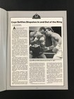 1987 Fisticuffs Program Magazine Bobby Czyz Vs Jim Macdonald At Trump Plaza
