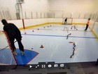 Smartrink-profast 15 Hockey Rink With Synthetic Ice Skating Tiles  Hockey 
