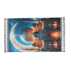 Blue Mosque Prayer Mat Islamic Silky Soft Gebetsteppich Muslim Prayer Rug