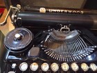 Underwood Standard Three Bank Typewriter
