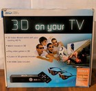 3d Video Wizard Convertor Tv Movies Gaming System W  Hdmi 6 Glasses No Remote