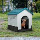 Large Outdoor Dog House 41 x34  Portable Puppy Kennel Pet Shelter All Weathers