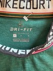 Nike Court Challenger Shirt Mens Size-l Green Tennis Crew Aj8183 Dri-fit Ringer