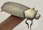 Antique Chinese Solid Silver Miniature Bug