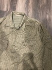 Rain Drop Camo Field Jacket East German Vintage 1960s Army Military Medium 48